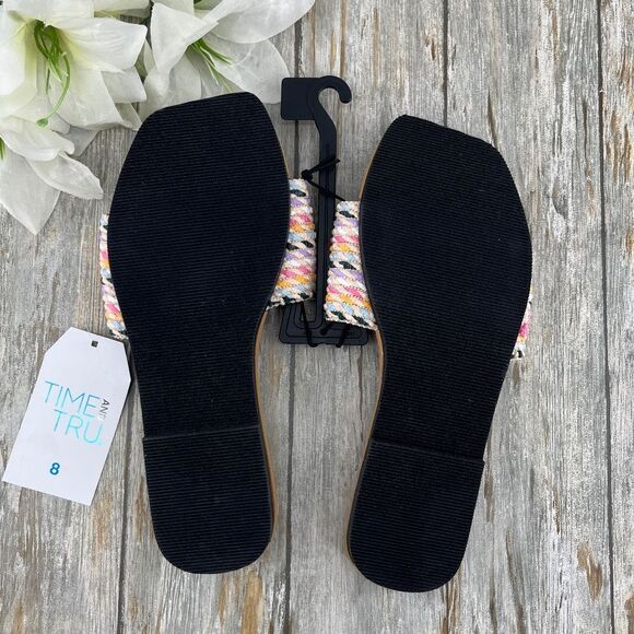 Women's Woven Slide Sandals Shoes Size 8 - Picture 4 of 9